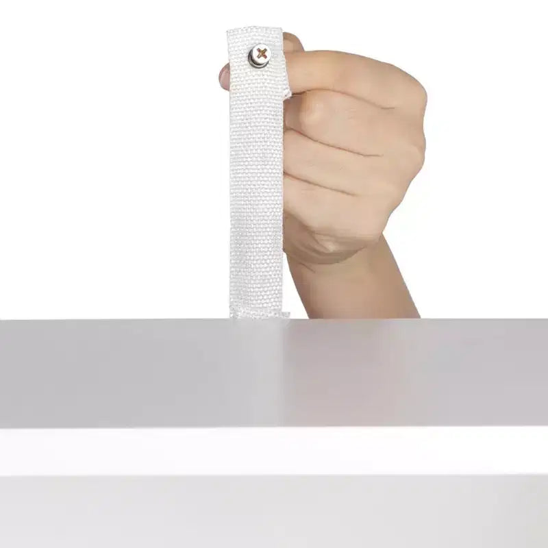 Karl Home Armoire de Salle de Bain Blanche à Une Porte et Trois Niveaux