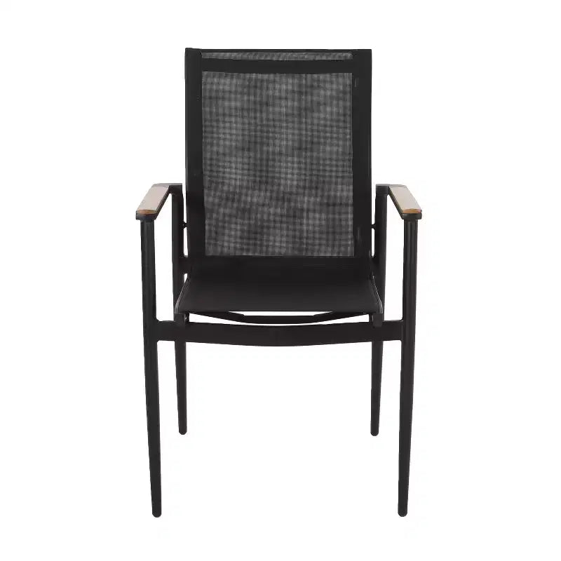 Chaises de salle à manger modernes d'extérieur en maille et aluminium Dorothy de Christopher Knight Home