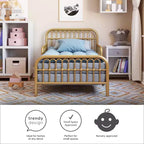 Lit de tout-petit en métal Ivy Monarch Hill de Little Seeds