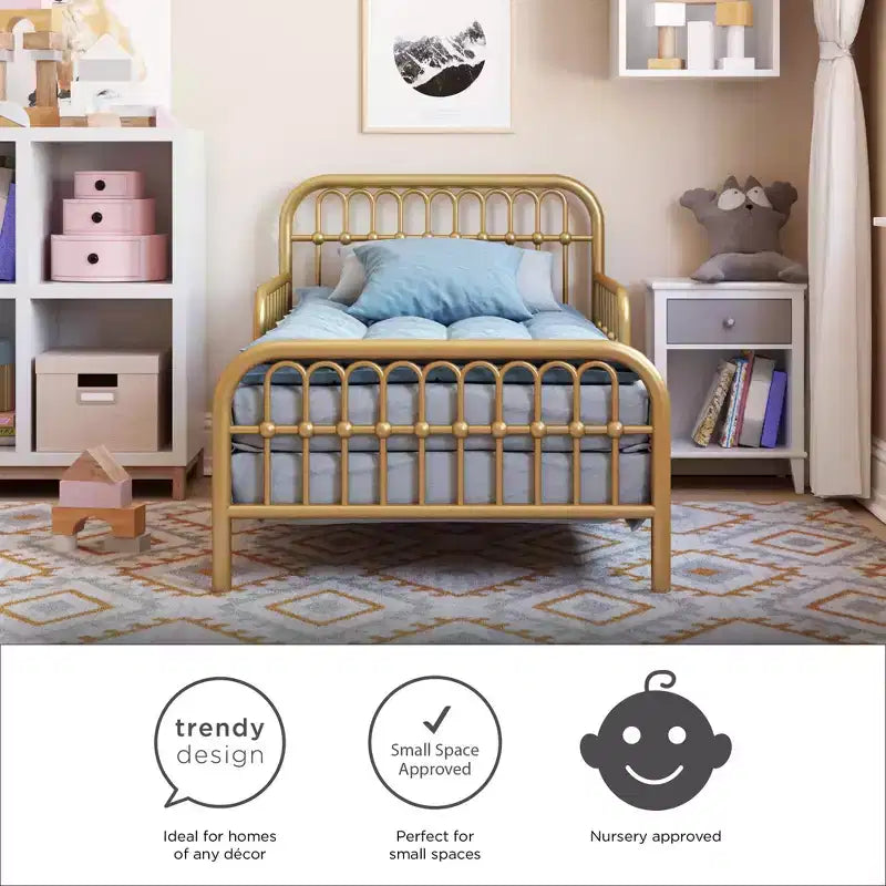 Lit de tout-petit en métal Ivy Monarch Hill de Little Seeds