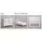 Lit de tout-petit en métal Ivy Monarch Hill de Little Seeds