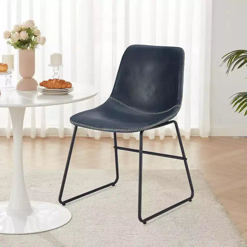 Pexfix Lot de 4 chaises de salle à manger en similicuir imperméable