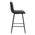 ModernLuxe Lot de 2 tabourets de bar Tabourets de comptoir Chaises de bar Chaises de salle à manger Tabourets de pub, marron/noir/blanc