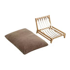 GDFStudio Robert Fauteuil d'appoint moderne 43,3 en bois et velours côtelé