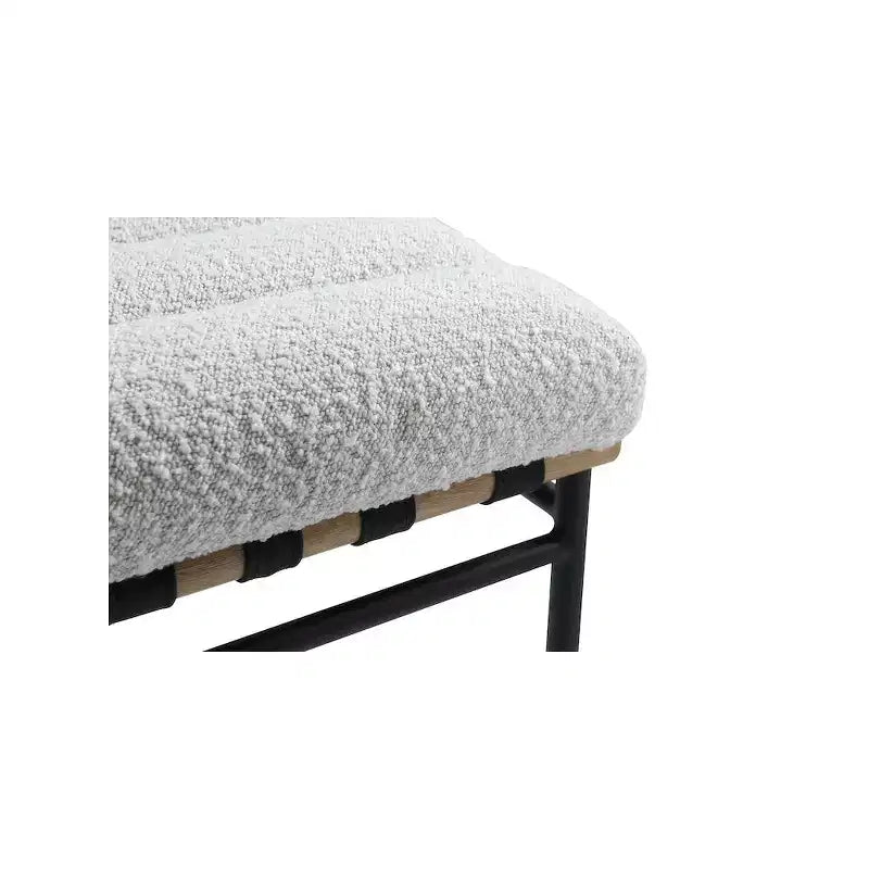 Meridian Furniture, Chaises de salle à manger Burke en cuir végétalien, Lot de 2