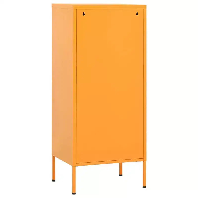 vidaXL Armoire de rangement Jaune moutarde 42,5 x 35 x 101,5 cm Acier
