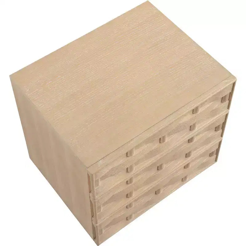 Meridian Furniture, Table de Chevet Naturelle Weave