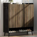 Shoe CabinetLarge Shoe Cabinet with 3 Doors,Adjustable Shelves, Shoe Organizer with Doors for Hallway, Entryway, Living Room