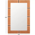 Miroir Salra - 23.82 x 35.8 - MRR9018 - Naturel - Safavieh
