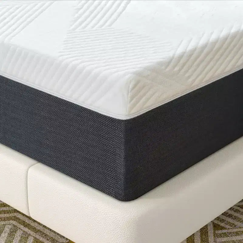 Matelas en mousse à mémoire de forme Gel Wuleitex 10, 12, 14 pouces, fermeté moyenne, sommeil silencieux tous les jours, matelas en boîte