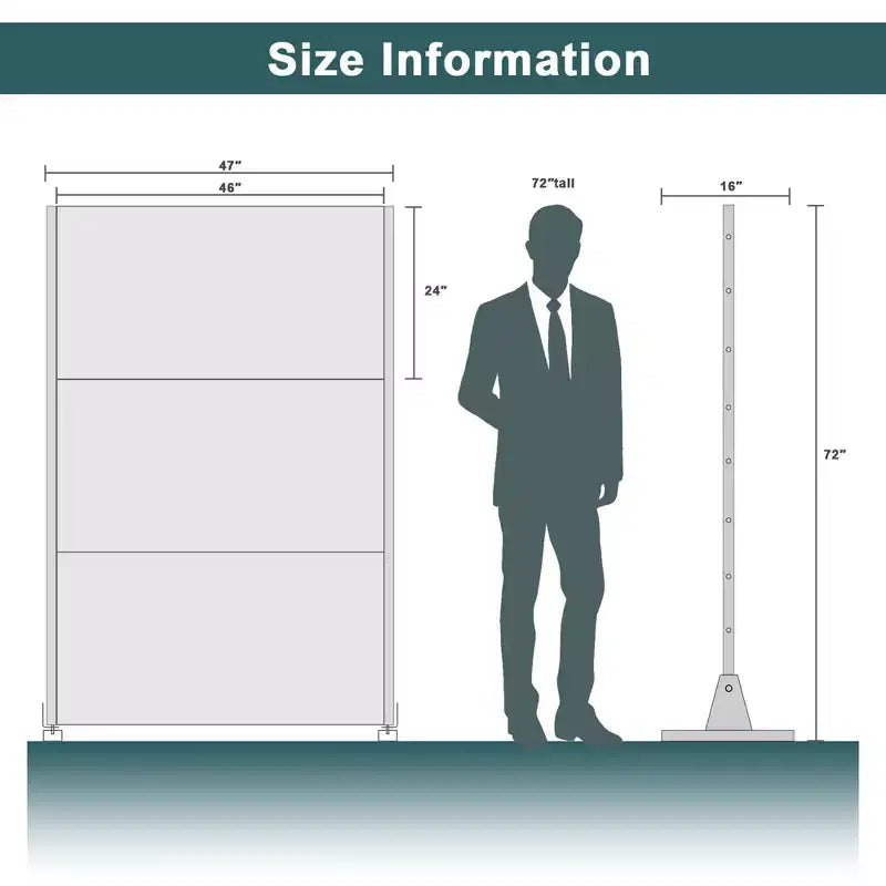 MAYEERTY Brise-vue extérieur en métal 1,8 m 1,2 m noir, en fer galvanisé à persiennes larges et étroites à 6 panneaux pour jardin