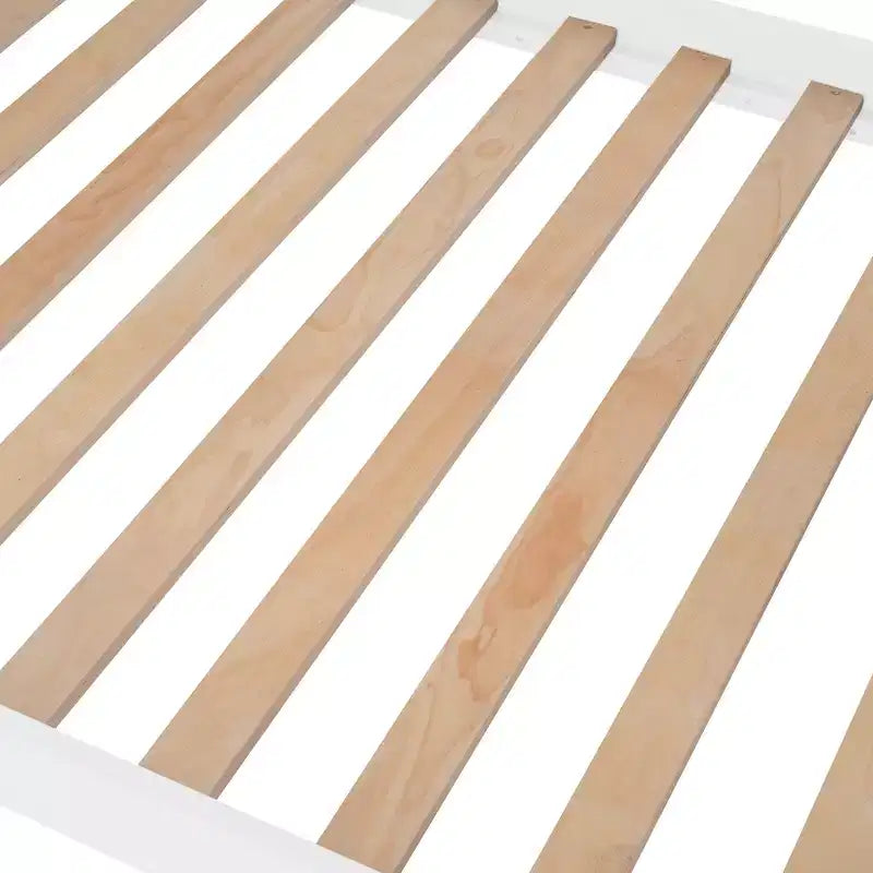 Lit superposé enfant à double escalier avec rangement et garde-corps pour chambre à coucher ou dortoir