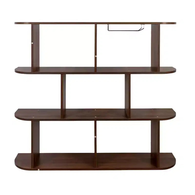 Étagère à vin murale CuisinSmart, étagère de bar suspendue à 3 niveaux grande capacité, porte-verres à vin, étagère de présentation pour bouteilles de vin, pour la décoration de la cuisine ou de la salle à manger