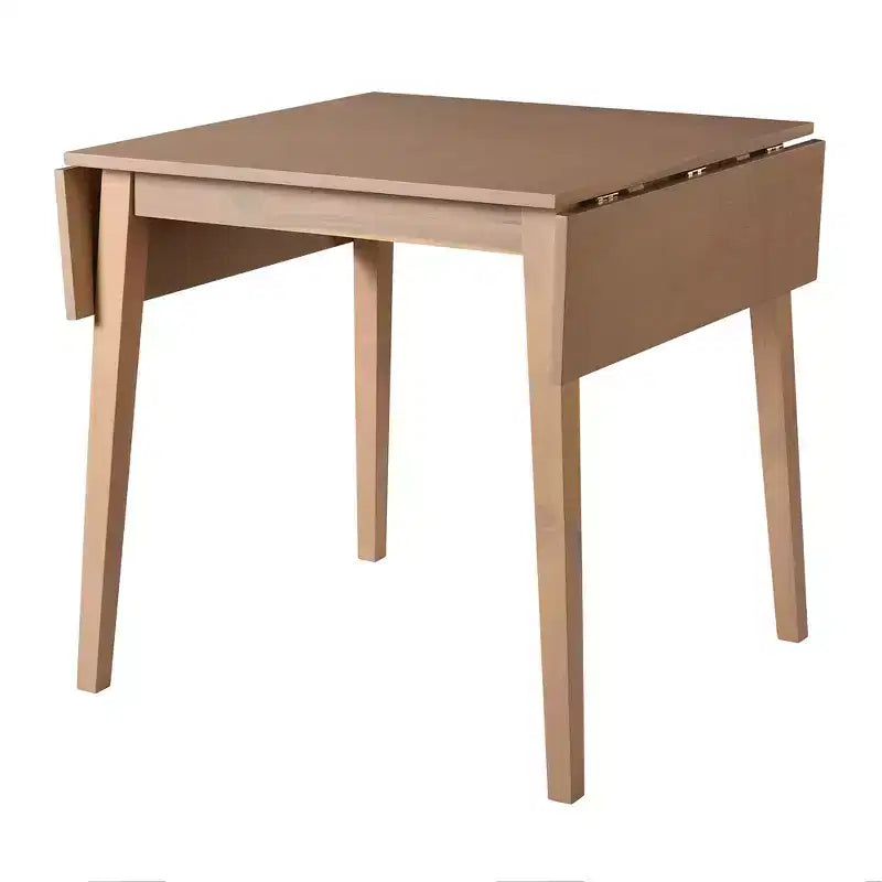 Okak 30X45IN Ensemble de table à manger extensible minimaliste pour 4, table de cuisine avec pieds en bois d'hévéa, table pliante pour salle à manger, petits espaces