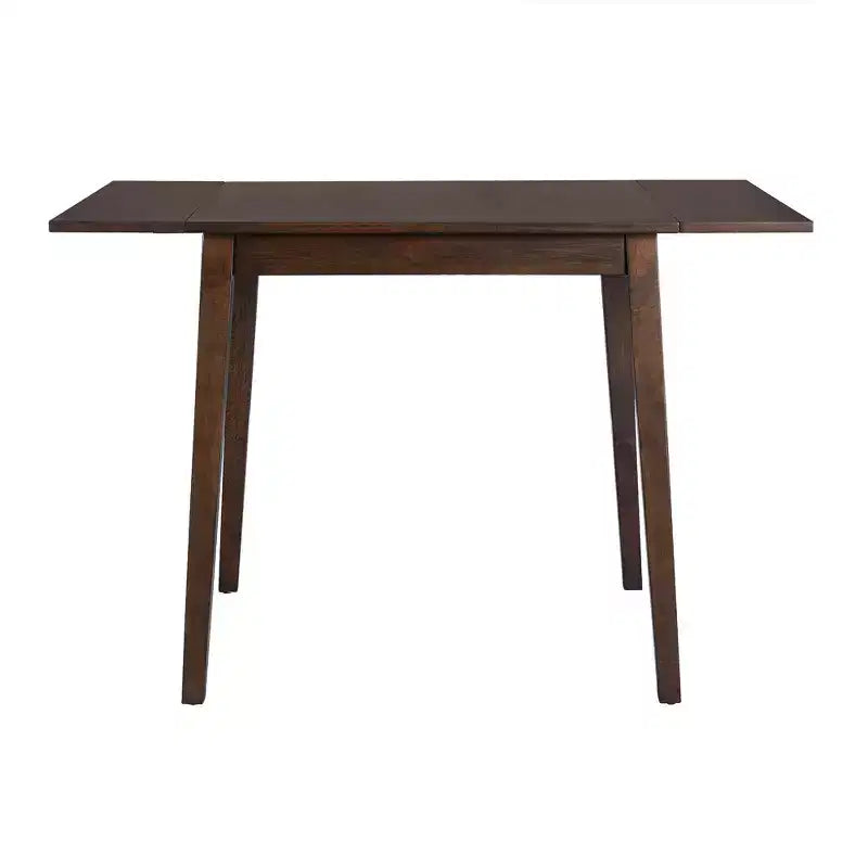 Okak 30X45IN Ensemble de table à manger extensible minimaliste pour 4, table de cuisine avec pieds en bois d'hévéa, table pliante pour salle à manger, petits espaces