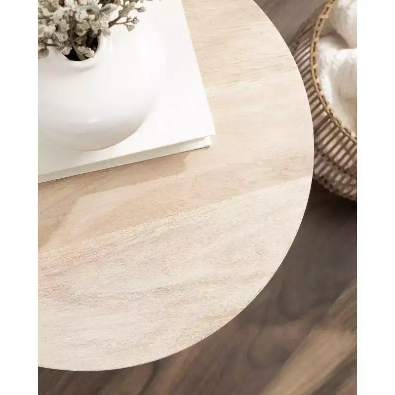 Table d'appoint Kenzo en bois par Kate and Laurel