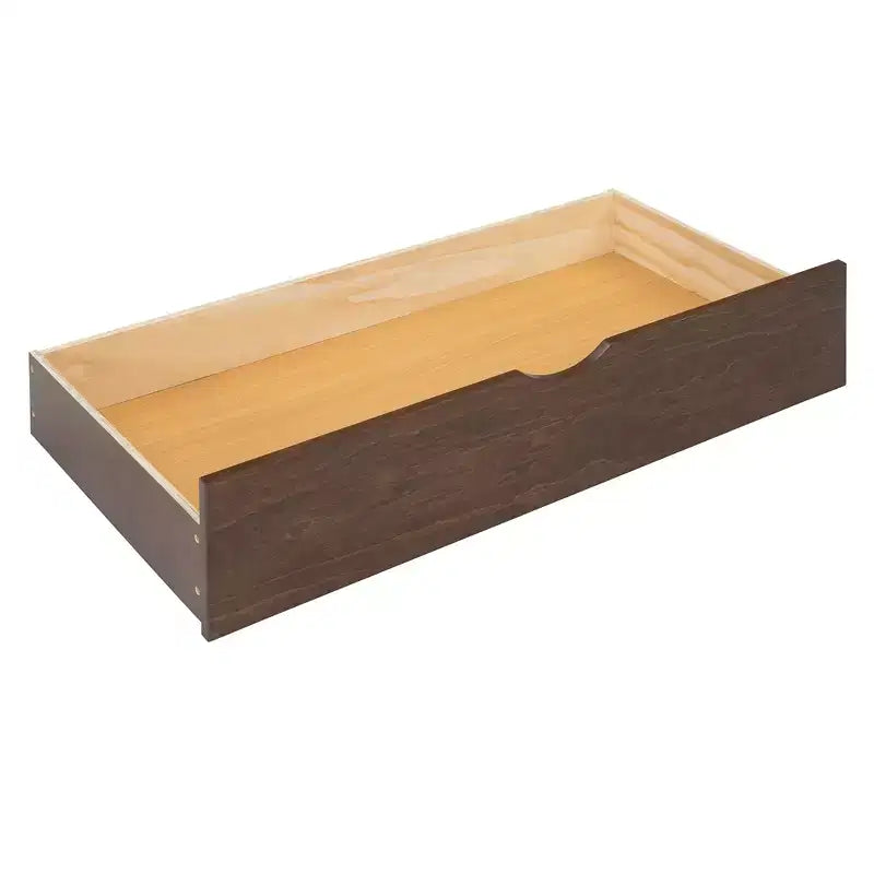 Lit queen size avec rangement et lit gigogne double XL, Lit plateforme queen size en bois avec 2 tiroirs de rangement