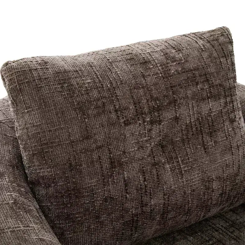 Fauteuil pivotant Merax 360° avec dossier capitonné et double coussin moelleux