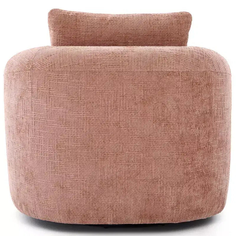 Fauteuil pivotant Merax 360° avec dossier capitonné et double coussin moelleux