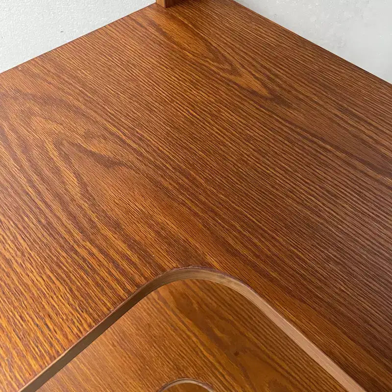 Homy Casa Étagère d'angle 6 niveaux en bois manufacturé, design d'angle peu encombrant pour salon, chambre et bureau