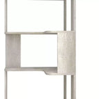 Homy Casa Étagère d'angle 6 niveaux en bois manufacturé, design d'angle peu encombrant pour salon, chambre et bureau