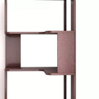 Homy Casa Étagère d'angle 6 niveaux en bois manufacturé, design d'angle peu encombrant pour salon, chambre et bureau
