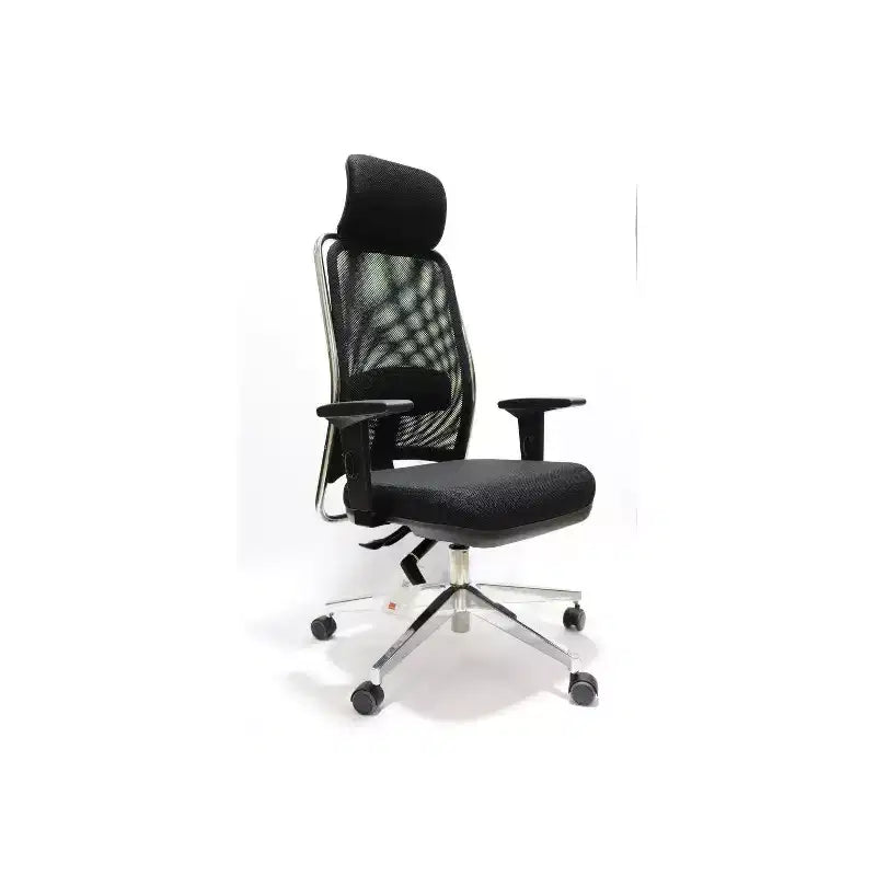 HomeStock 52.75 in.H Adjustable Height Gray Faux Leather Seat Material with Adjustable Tilt Office Chairs