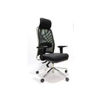 HomeStock 52.75 in.H Adjustable Height Gray Faux Leather Seat Material with Adjustable Tilt Office Chairs