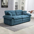 Canapé deux places large EHMKNP de 213 cm avec coussins d'assise profonds pour salon, appartement