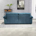 Canapé deux places large EHMKNP de 213 cm avec coussins d'assise profonds pour salon, appartement