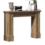 Console Galano avec motif découpé décoratif, marron 46,5 L x 11,6 P x 45,9 H