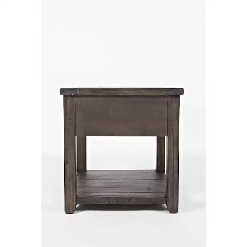 Table d'appoint rustique de style « ferme » en pin recyclé, Jofran, comté de Madison