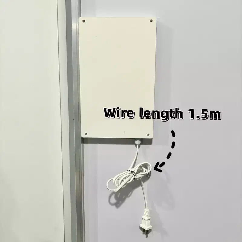 Miroir LED arqué pleine longueur 65 x 21 pouces, intensité variable, autoportant ou mural pour chambre, salon, dressing