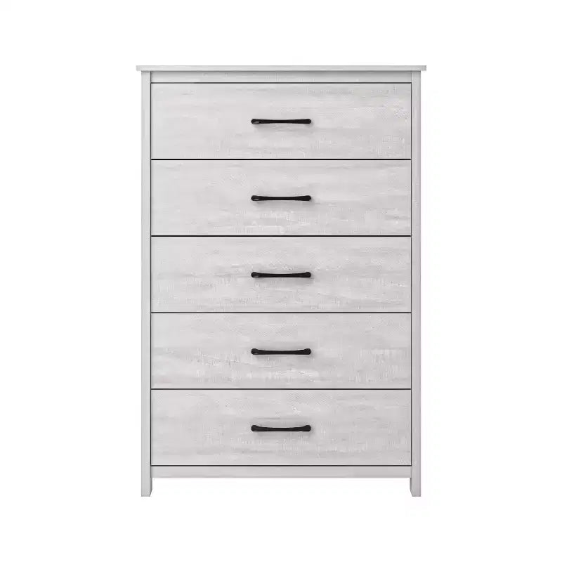 Commode Galano à 5 tiroirs de faible profondeur 31,3 L 15,6 P 47,7 H