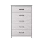 Commode Galano à 5 tiroirs de faible profondeur 31,3 L 15,6 P 47,7 H