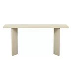 Console d'entrée moderne avec placage en pin et pieds géométriques, table de couloir ou de canapé étroite pour entrée, salon - Panipeachy