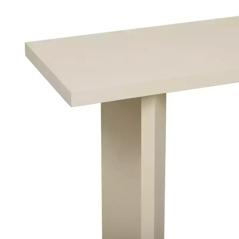 Console d'entrée moderne avec placage en pin et pieds géométriques, table de couloir ou de canapé étroite pour entrée, salon - Panipeachy