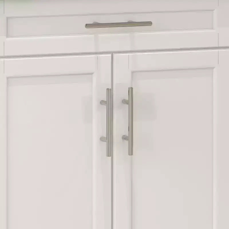 Îlot de cuisine sur roulettes, Desserte de cuisine roulante avec comptoir en acier inoxydable, tiroir, porte-serviettes et porte-épices, Chariot de rangement utilitaire