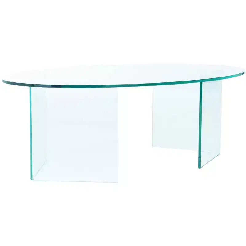 Table basse en verre Carsten Temp - COF7302A-2BX - Transparent - Safavieh