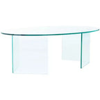 Table basse en verre Carsten Temp - COF7302A-2BX - Transparent - Safavieh