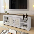 Meuble TV Galanp avec rangement à porte miroir 68,2 L 17,1 P 23,7 H