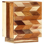vidaXL Table de chevet 40x30x50 cm Bois de récupération massif