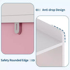 Organisateur de rangement pour jouets, étagère à livres pour enfants, armoire de rangement pour jouets, bibliothèque pour tout-petits pour chambre d'enfant, chambre à coucher, chambre de bébé, salon