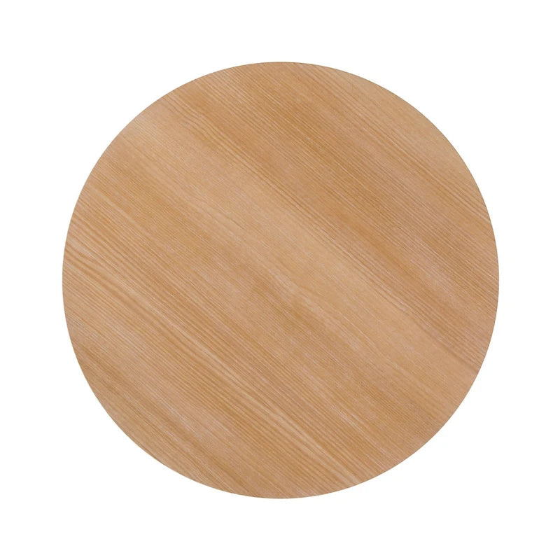 Table à manger ronde à lattes en bois de 48 pouces Middlebrook Designs
