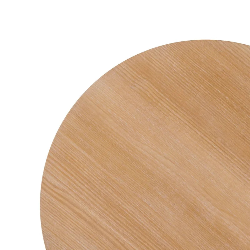 Table à manger ronde à lattes en bois de 48 pouces Middlebrook Designs