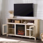 Meuble TV cheminée Highboy 2 portes Middlebrook de 58 pouces