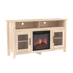 Meuble TV cheminée Highboy 2 portes Middlebrook de 58 pouces