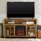 Meuble TV cheminée Highboy 2 portes Middlebrook de 58 pouces