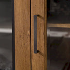 Meuble TV cheminée Highboy 2 portes Middlebrook de 58 pouces
