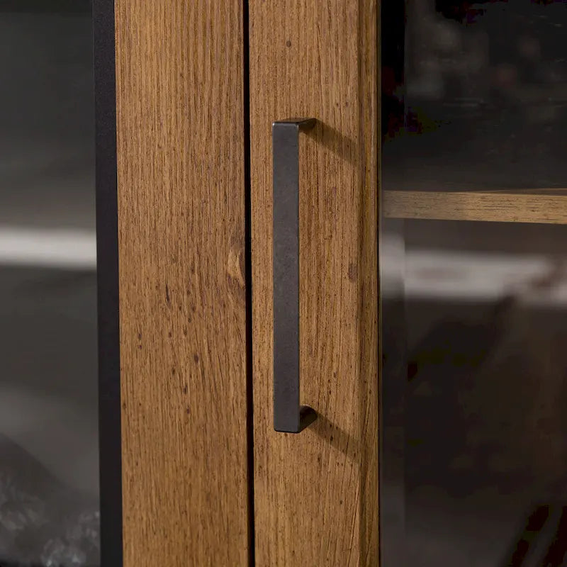 Meuble TV cheminée Highboy 2 portes Middlebrook de 58 pouces